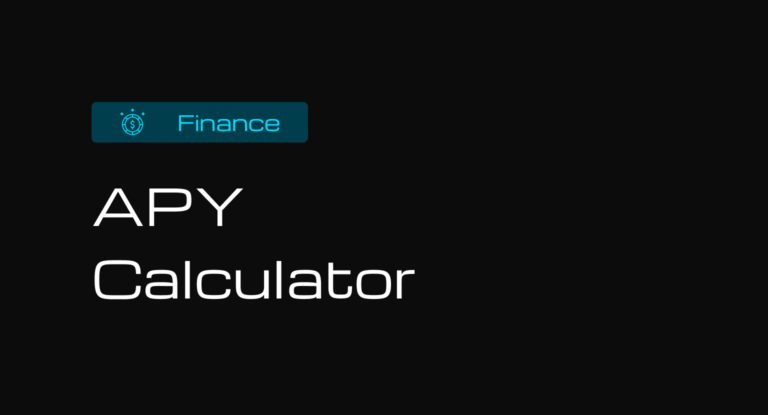 Free Loan APR Calculator With Total Payment Breakdown Chart Apy Calculator 768x415